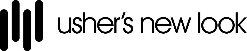 usher's new look logo